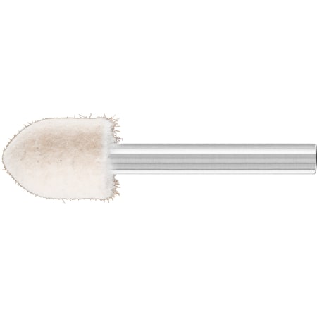 Pferd Felt Point Conical Pointed - 9/16" x 3/4" - 1/4" Shank, Medium Grade 48574